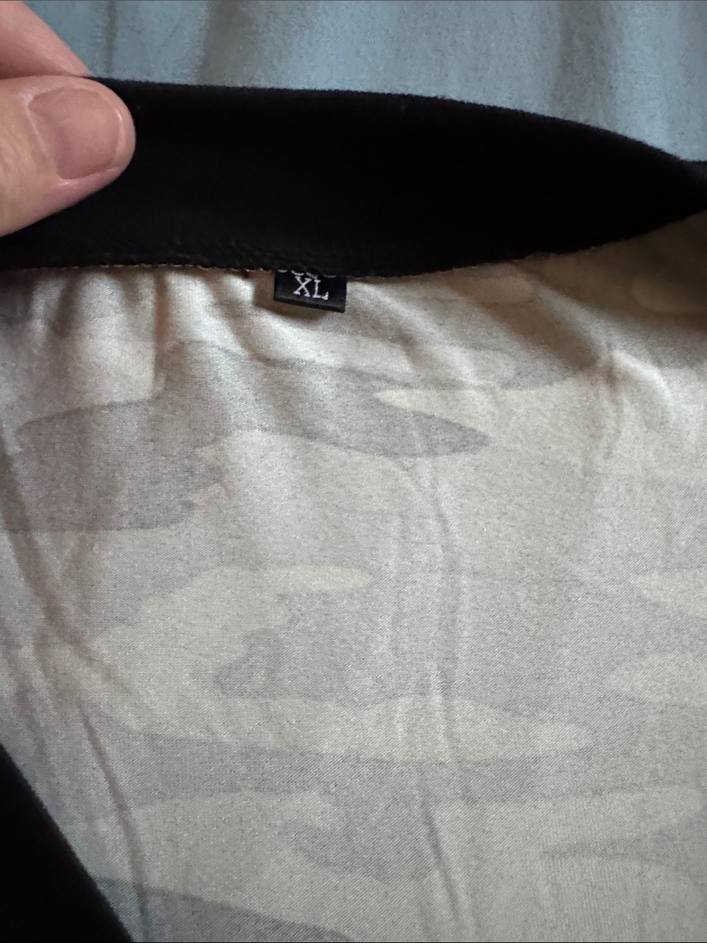 Women’s Camouflage Long-Sleeve Henley Tee - Olive Camo - Picture 2 of 3